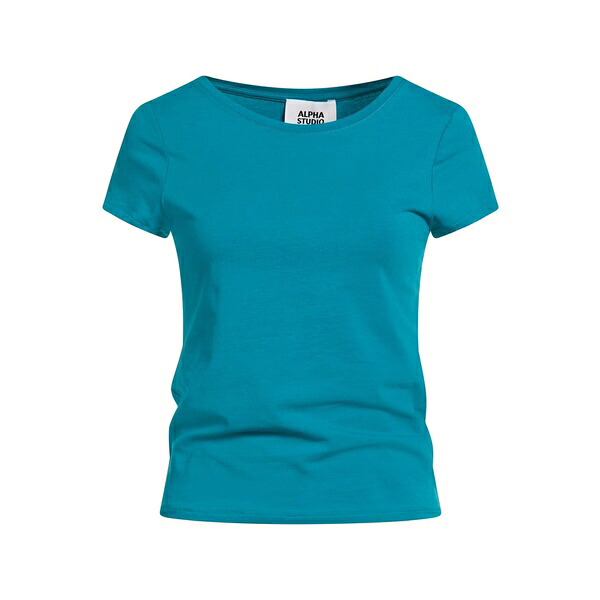 【貨物輸送無料】 アルファス テューディオ レディース プルオーバー トップス T-shirts Azure