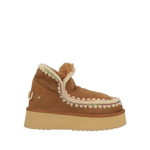 【貨物輸送無料】 モウ レディース ブーツ シューズ Ankle boots Beige