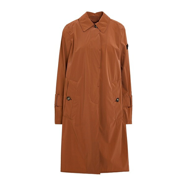 【送料無料】 ピューテリー レディース ジャケット&ブルゾン アウター Overcoats & Trench Coats Brown|asty