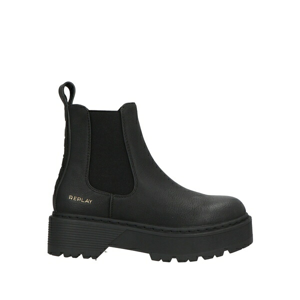 【貨物輸送無料】 リプレー レディース ブーツ シューズ Ankle boots Black
