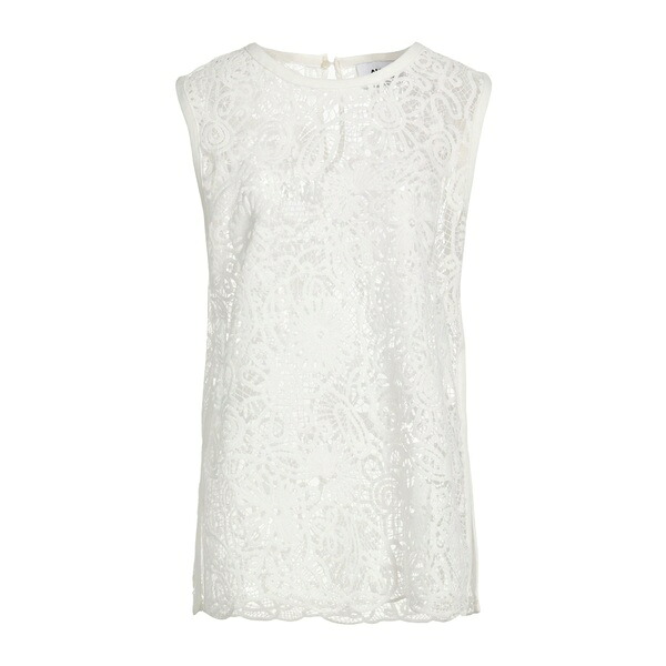 【貨物輸送無料】 アルファス テューディオ レディース プルオーバー トップス Tops White