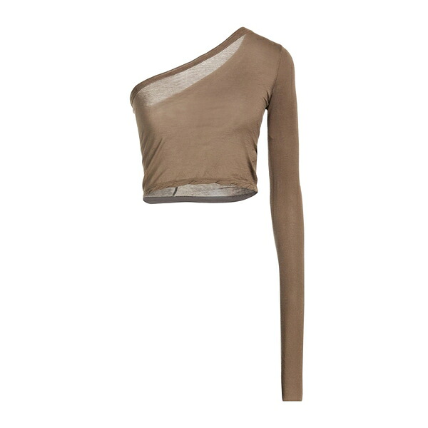 【送料無料】 リックオウエンス レディース Tシャツ トップス Tops Grey|asty