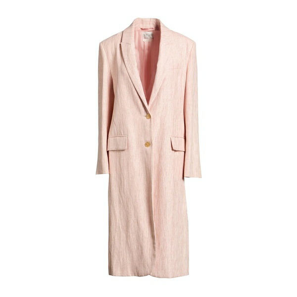 【貨物輸送無料】 フォルテ フォルテ レディース 上衣＆上衣 アウター Overcoats \u0026 Trench Coats Pink レディースファッション-コート・ジャケット