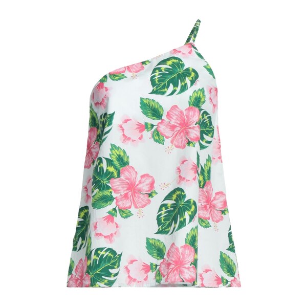 【送料無料】 サンデッキ レディース Tシャツ トップス Tops White|asty
