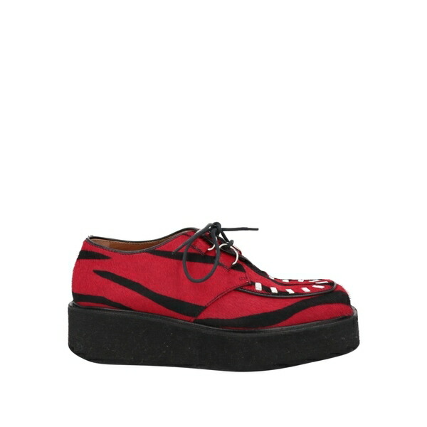 【貨物輸送無料】 マルニ レディース オックスフォード シューズ Lace-up shoes Red