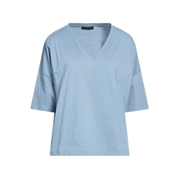 【貨物輸送無料】 アラゴナ レディース プルオーバー トップス T-shirts Blue