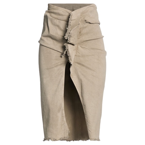 【送料無料】 リックオウエンス レディース スカート ボトムス Denim skirts Green｜asty