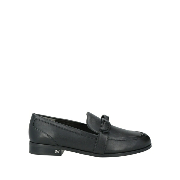 【貨物輸送無料】 スチュアート ワイツマン レディース スリッポン・ローファー シューズ Loafers Black