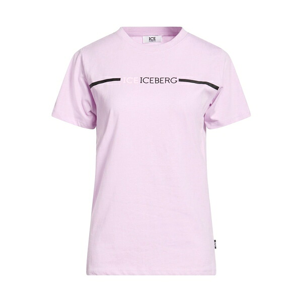 【送料無料】 アイスバーグ レディース Tシャツ トップス T-shirts Purple|asty