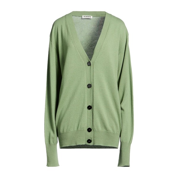 【貨物輸送無料】 ジル・サンダー レディース 編み物\u0026プルオーバー アウター Cardigans Green