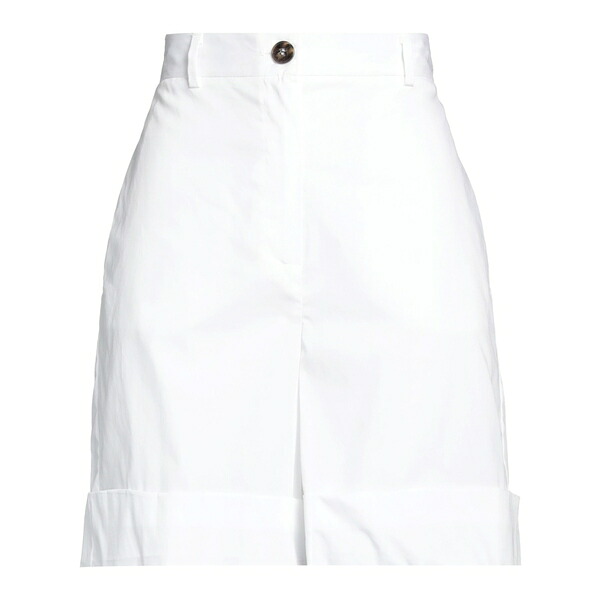 【貨物輸送無料】 エンメ バイ マレラ レディース 心地好いズボン下 ボトムス Shorts \u0026 Bermuda Shorts White