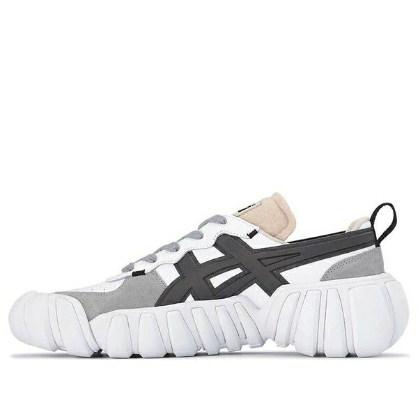 Onitsuka Tiger オニツカタイガー メンズ スニーカー 【Onitsuka Tiger Dentigre Ls \u0027White Graphite Grey\u0027 1183B421-100】  大きさ US_7(25.0糎)