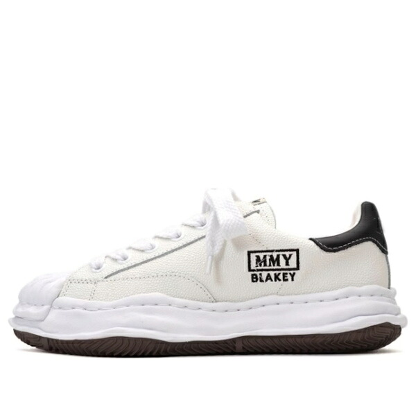 Maison MIHARA YASUHIRO ミハラヤスヒロ メンズ スニーカー 【Maison MIHARA YASUHIRO Blakey OG Sole Embossed Leather Low \u0027White\u0027 A11FW717-WHITE】  大きさ US_11(29.0糎)