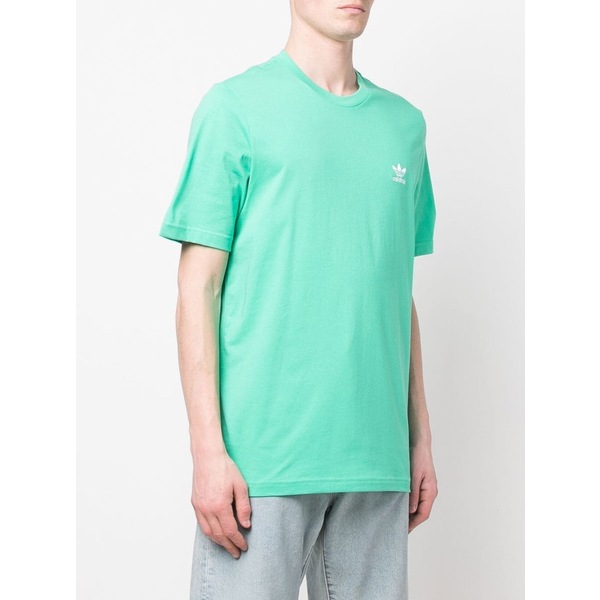 期間限定特価品 アディダス メンズ Tシャツ トップス ロゴ Aqua Green Cifar Org Ve