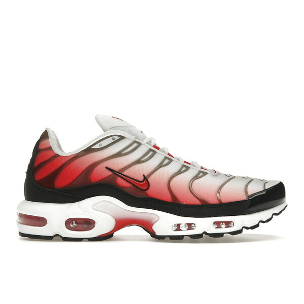 Nike ナイキ メンズ スニーカー  【Nike Air Max Plus White Black University Red】  大いさ US_M_14 White/Black/Metallic Silver/University Red 靴-スニーカー