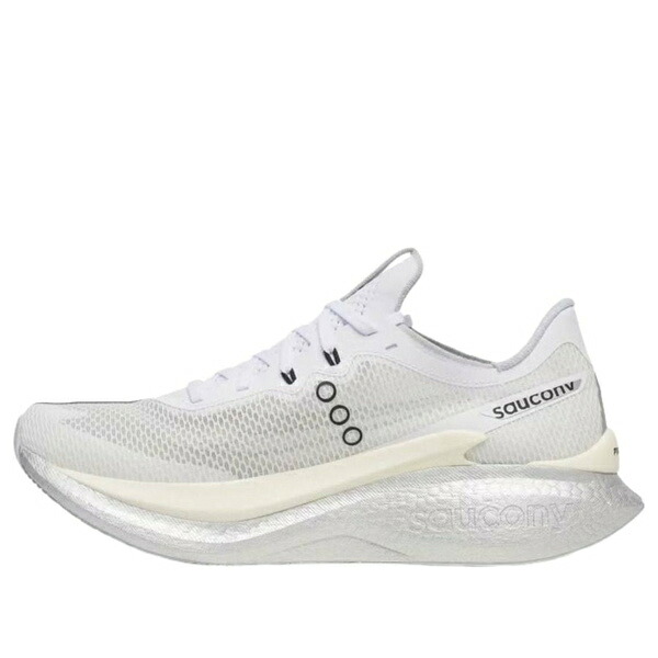 Saucony サッカニー メンズ スニーカー  【Saucony Endorphin Pro 5 \u0027White Black\u0027 S21064-101】  大きさ US_12.5(30.5珊)