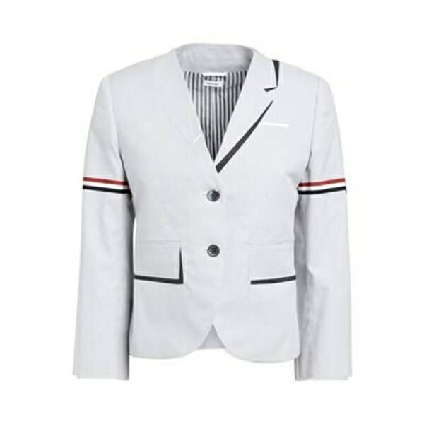 【送料無料】 トムブラウン レディース ジャケット&ブルゾン アウター Blazers Grey|asty