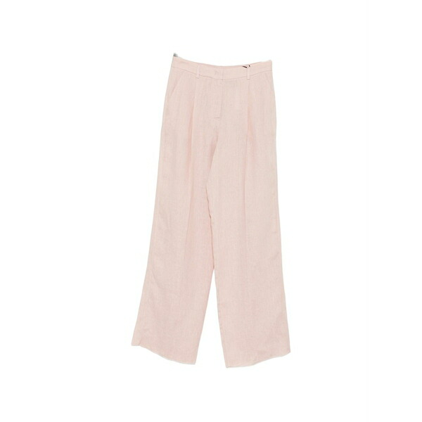マレーラ レディース カジュアルパンツ ボトムス Pleated linen trousers Pink