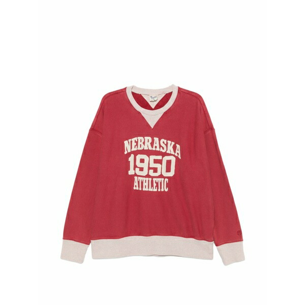 はやりっ児 メンズ パーカー・スウェットシャツ アウター Crew-neck sweatshirt Red