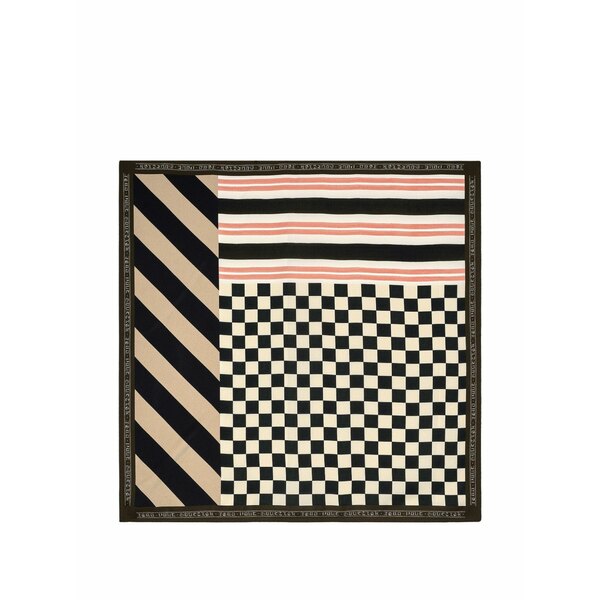 ジャン極点 ゴルチエ メンズ えり巻き・袈裟・えり巻き 付属物 Patchwork silk scarf Black