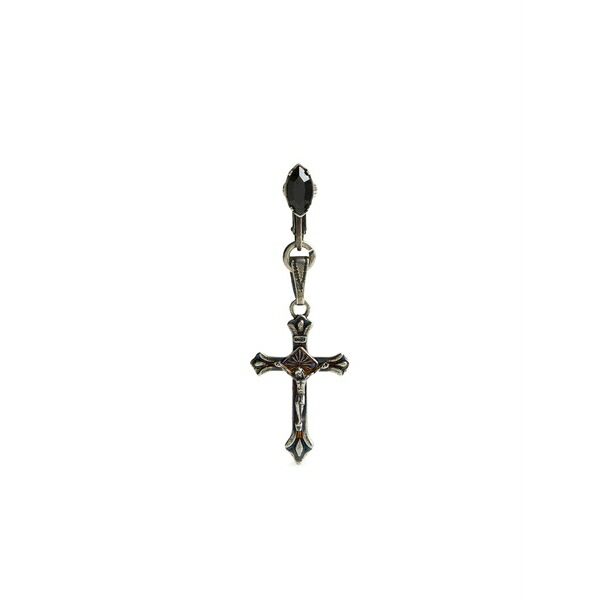 ディースクエアード メンズ ピアス・イヤリング 付属品 Cross earring Silver