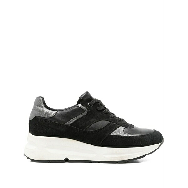 マルコポーロ レディース スニーカー シューズ Leather trainers Black