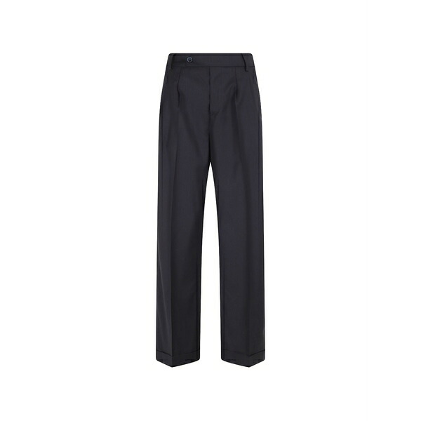 ブリリア 1949 レディース カジュアルパンツ ボトムス Pleated turned-up trousers Blue｜asty 44,280円