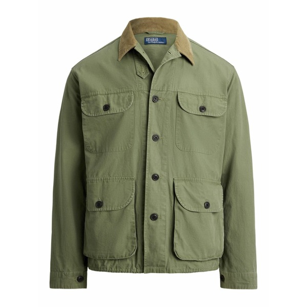 ラルフローレン メンズ ジャケット＆ブルゾン アウター Corduroy-collar overshirt Green｜asty 79,090円