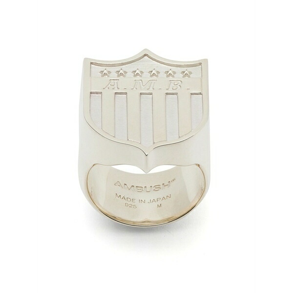 アンブッシュ メンズ 輪っか 付属物 Varsity shield ring Silver