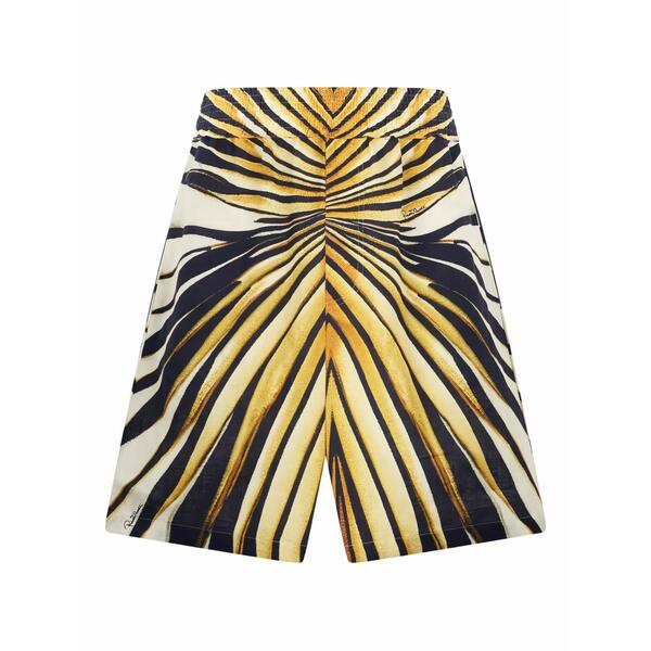 ロベルトカヴァリ メンズ カジュアルパンツ ボトムス Ray of gold print shorts Neutrals｜asty