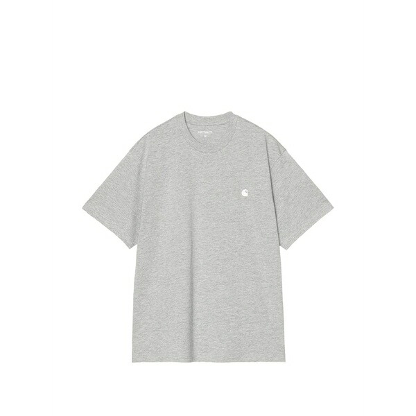 鉄道車両ハート型 メンズ プルオーバー トップス Madison short-sleeve cotton t-shirt Grey