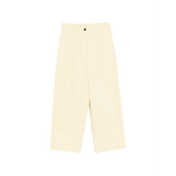 野球クラブ はたご屋 ザ 昼まえ レディース 心地好いズボン下 ボトムス Rubino palazzo pants Yellow