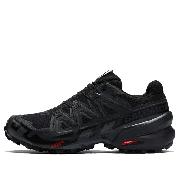 SALOMON サロモン メンズ スニーカー 【Salomon Speedcross 6 \u0027Black Red\u0027 417440】  大きさ US_12(30.0糎)