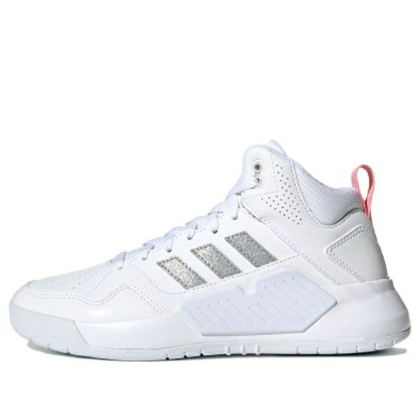 adidas アディダス レディース スニーカー 【(WMNS) adidas neo Play9tis 2.0 White/Silver/Pink FZ1043】 サイズ US_6(23.0cm)|asty