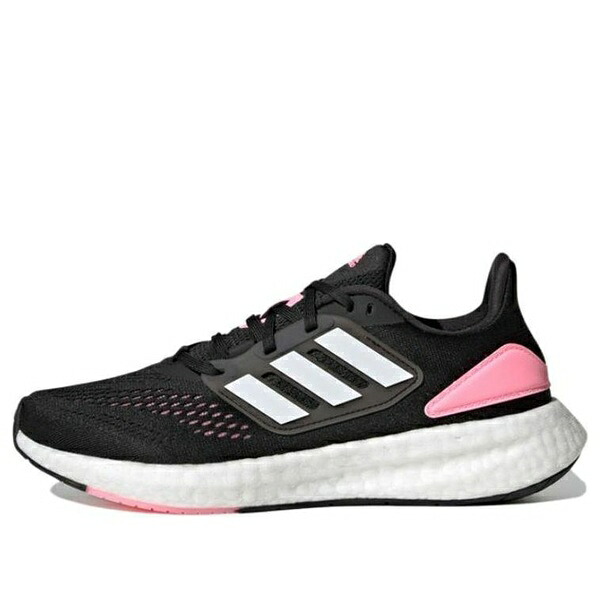 adidas アディダス レディース スニーカー  【(WMNS) adidas PureBoost 22 \u0027Black Beam Pink\u0027 HQ1458】  大きさ US_7.5(24.5糎)