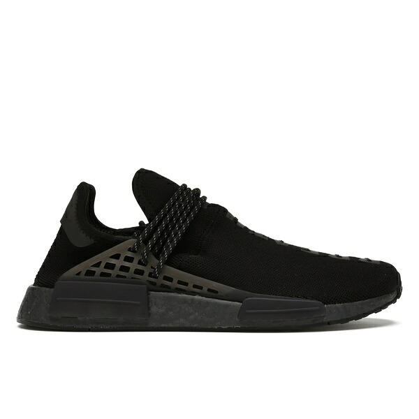 adidas アディダス メンズ スニーカー 【adidas NMD Hu Pharrell Human Race Triple Black Pack】 サイズ US_10(28.0cm) Black/Black/Black