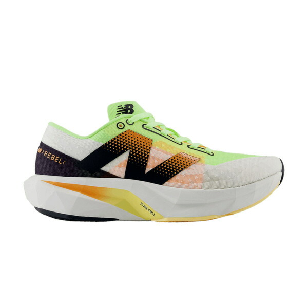 New Balance ニューバランス メンズ スニーカー 【FuelCell Rebel v4 2E Wide 'White Bleached Lime Glo'】 サイズ US_M_13画像