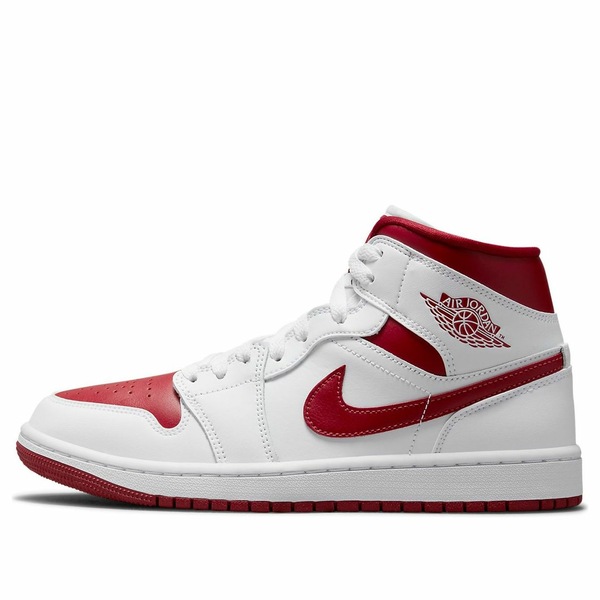 Jordan ジョーダン レディース スニーカー  【(WMNS) Air Jordan 1 Mid \u0027White Pomegranate\u0027 BQ6472-161】  大きさ US_9(26.0糎)