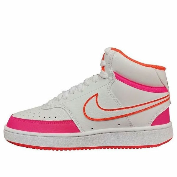Nike ナイキ レディース スニーカー 【(WMNS) Nike Court Vision Mid Shoes For White/Pink DD8494-181】 サイズ US_8.5(25.5cm)|asty