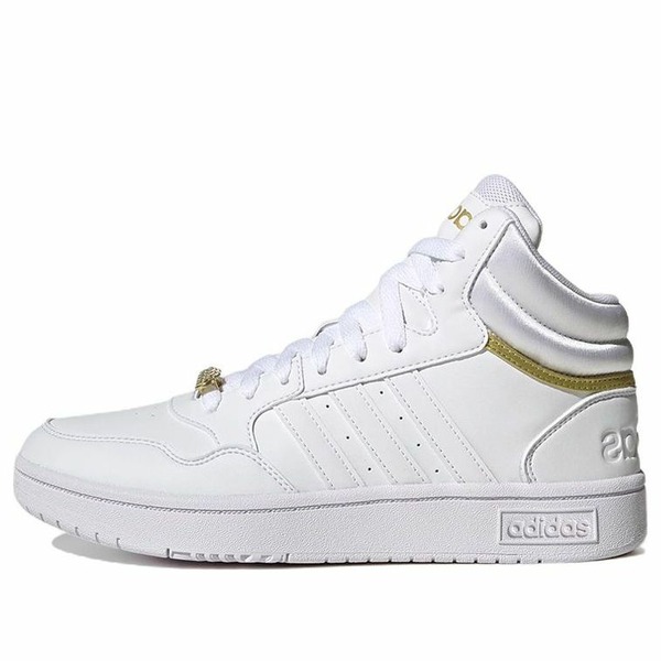 adidas アディダス レディース スニーカー  【(WMNS) adidas Hoops 3.0 Mid Classic Shoes \u0027Gold Metallic\u0027 GY4752】  大いさ US_9(26.0珊) スニーカー-レディース靴-靴
