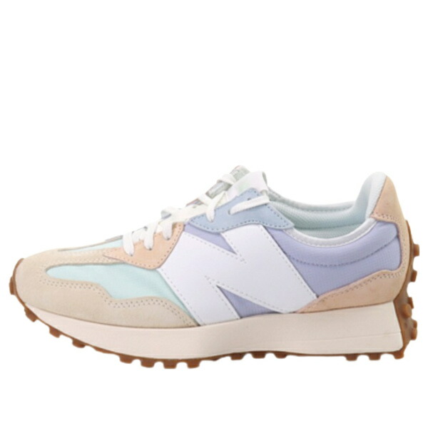 New Balance ニューバランス レディース スニーカー 【(WMNS) New Balance 327 'White Morning Fog Gum' WS327PAB】 サイズ US_5(22.0cm)|asty