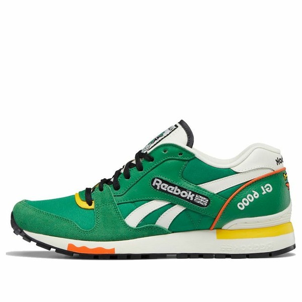 Reebok リーボック メンズ スニーカー 【Reebok Keith Haring x GL 6000 \u0027Dog and Human Heel Print\u0027 GZ1460】  大きさ US_10.5(28.5糎)