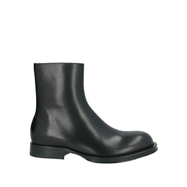 【貨物輸送無料】 ランバン メンズ ブーツ シューズ Ankle boots Black