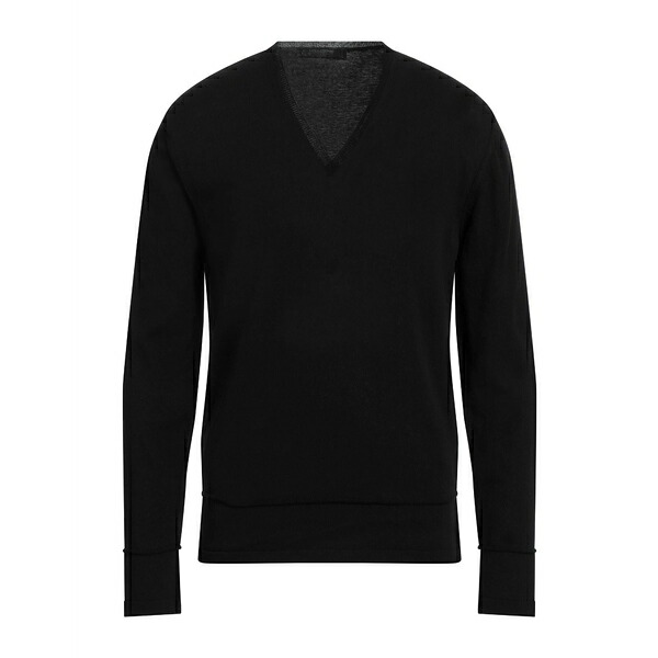 【送料無料】 メッサジェリエ メンズ ニット&セーター アウター Sweaters Black|asty