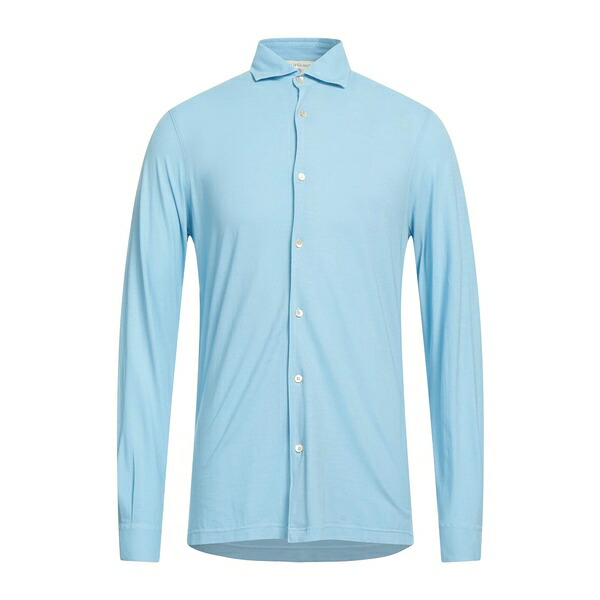 【送料無料】 フィリッポ デ ラウレンティス メンズ シャツ トップス Shirts Azure