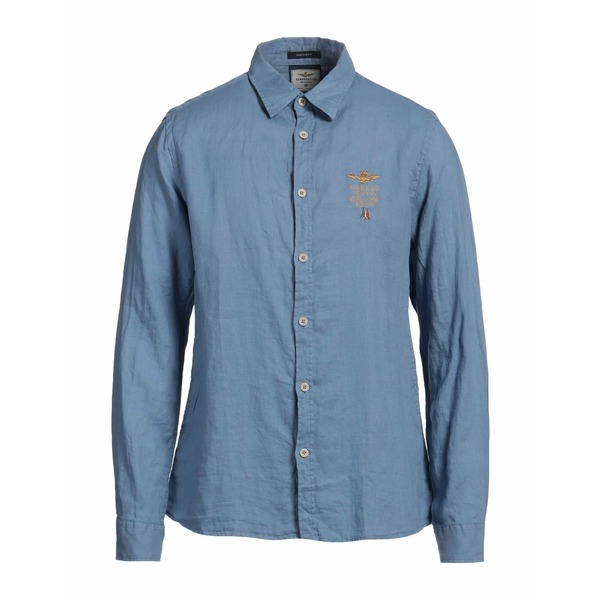 【送料無料】 アエロナウティカ ミリターレ メンズ シャツ トップス Shirts Azure