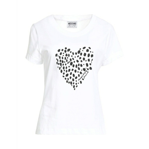 【送料無料】 モスキーノ レディース Tシャツ トップス T-shirts White