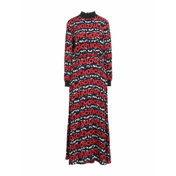 【送料無料】 モスキーノ レディース ワンピース トップス Maxi dresses Black｜asty