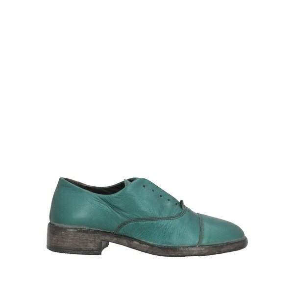 【送料無料】 モマ レディース オックスフォード シューズ Lace-up shoes Green｜asty