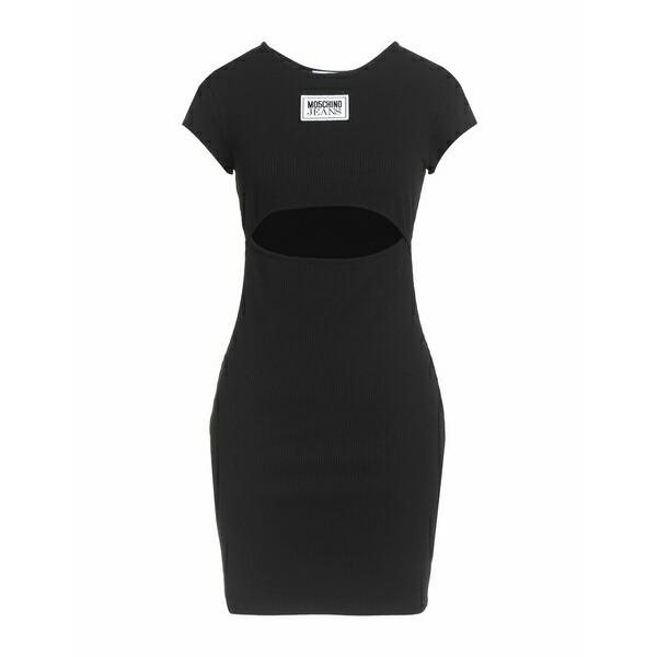 【送料無料】 モスキーノ レディース ワンピース トップス Mini dresses Black